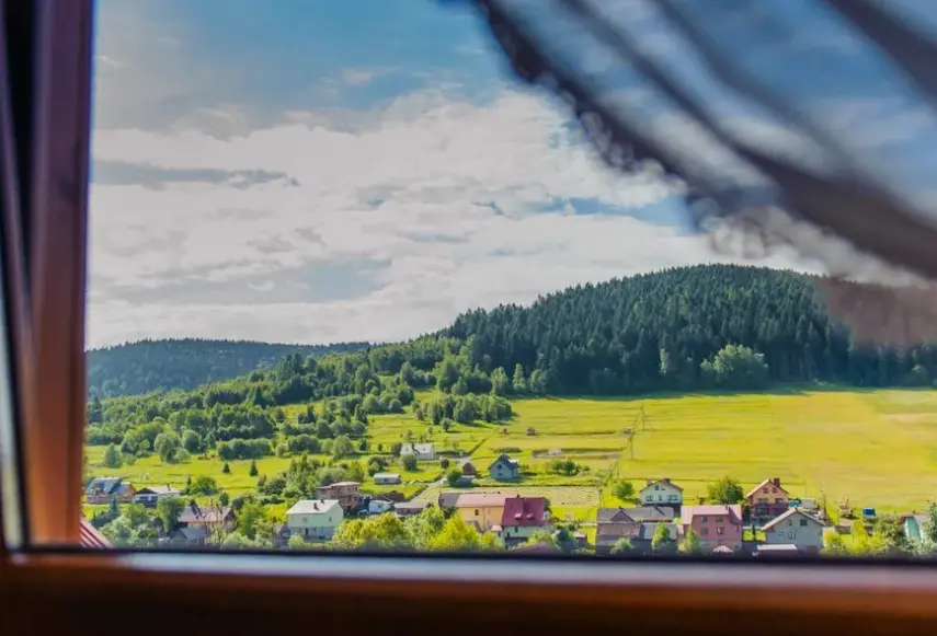Widok z hotelu Rancho Adama