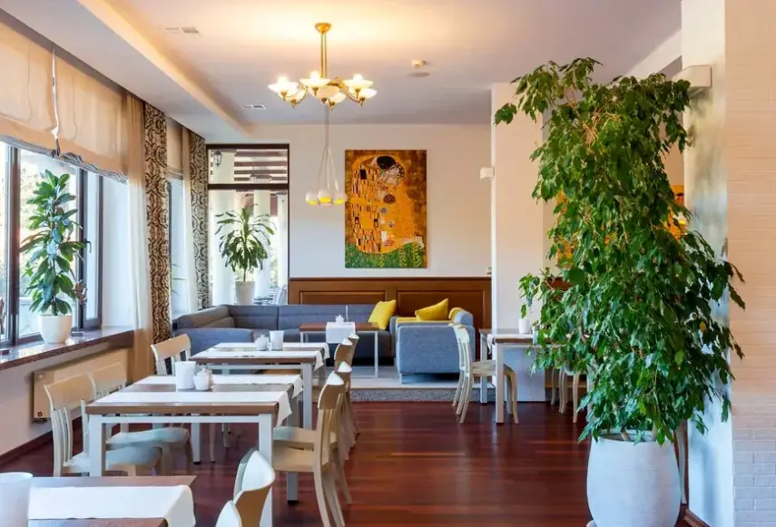 Lobby hotelu Relaks