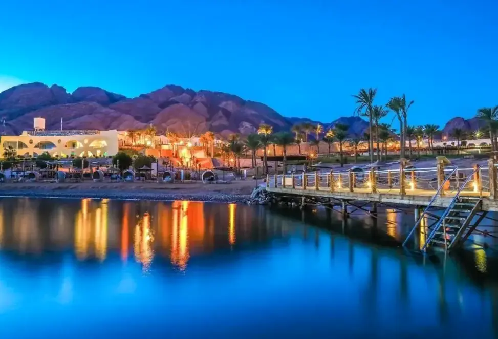 Plaża przy hotelu Retac Qunay Dahab Resort & Spa