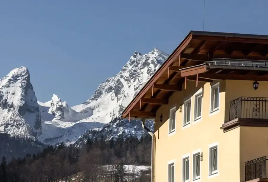 Widok z hotelu Schwabenwirt