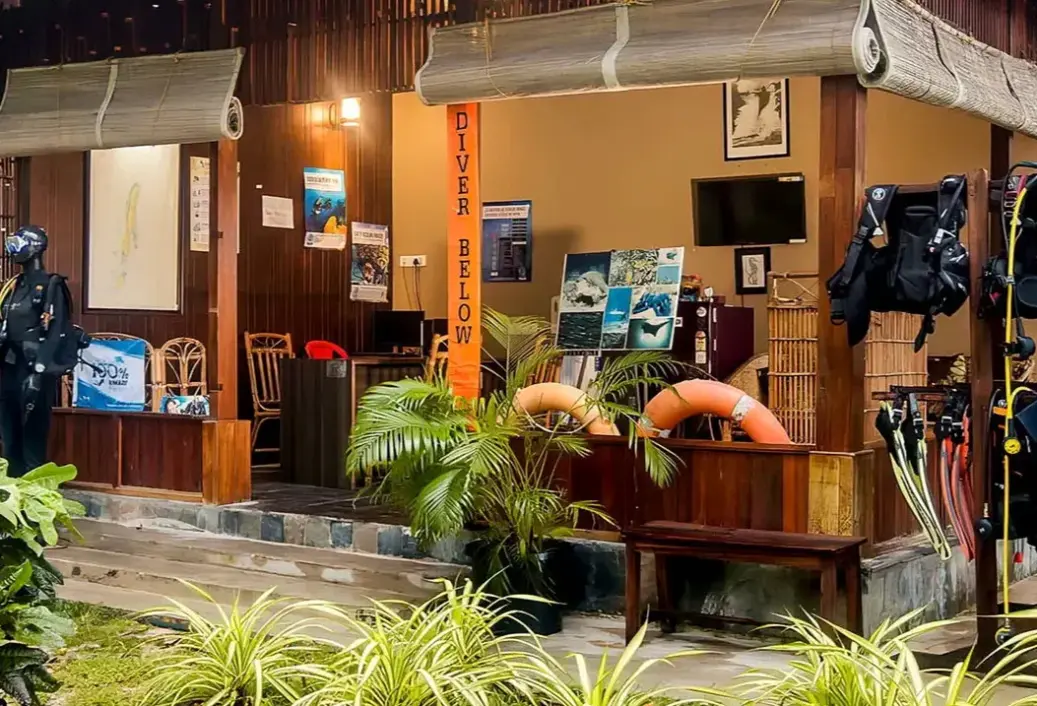 Lobby hotelu Sea Shell Havelock