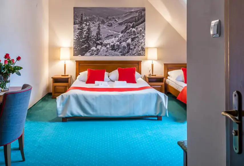 Pokój w hotelu Sichlański Dworek