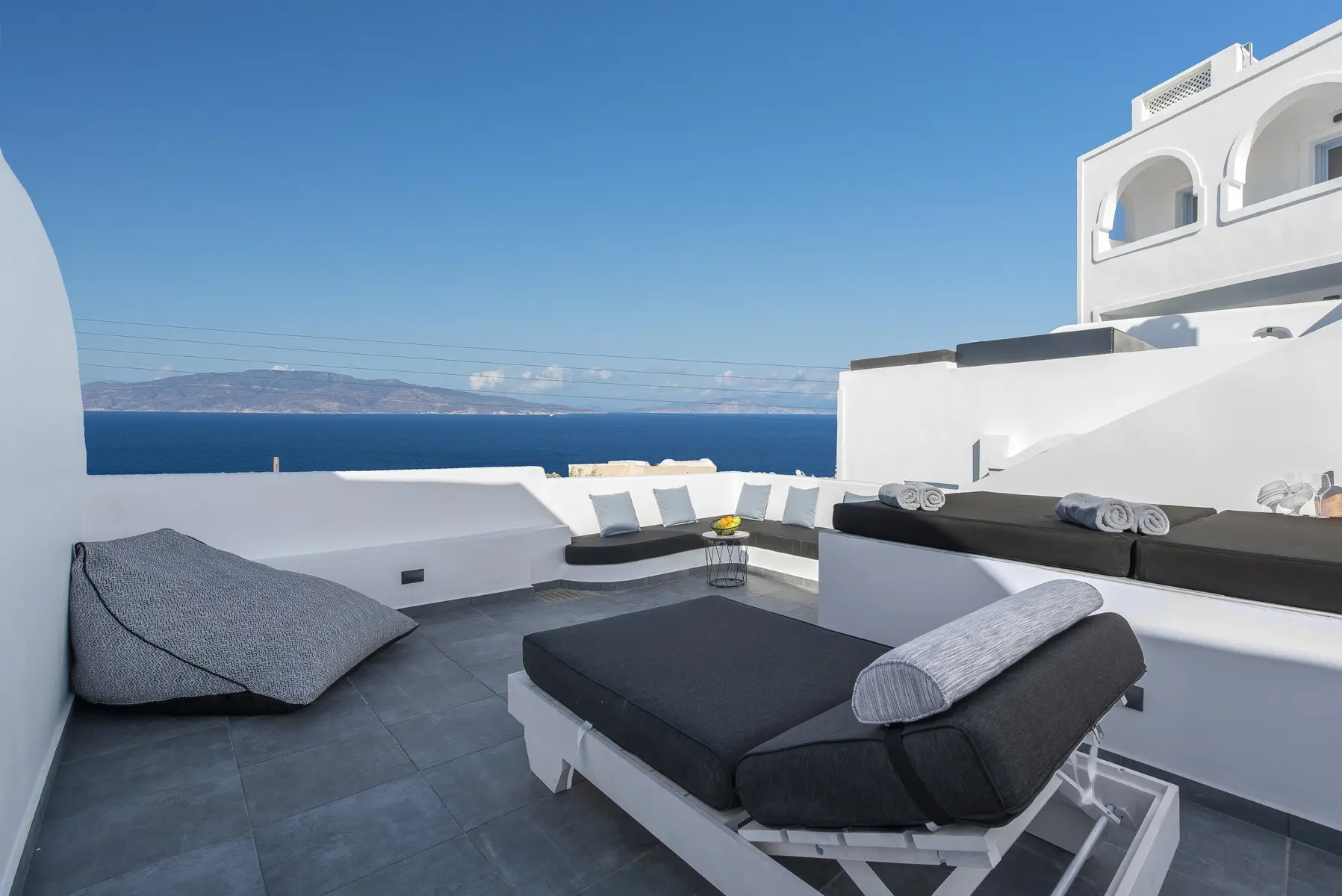 Widok z hotelu Sole D’Oro Luxury Suites