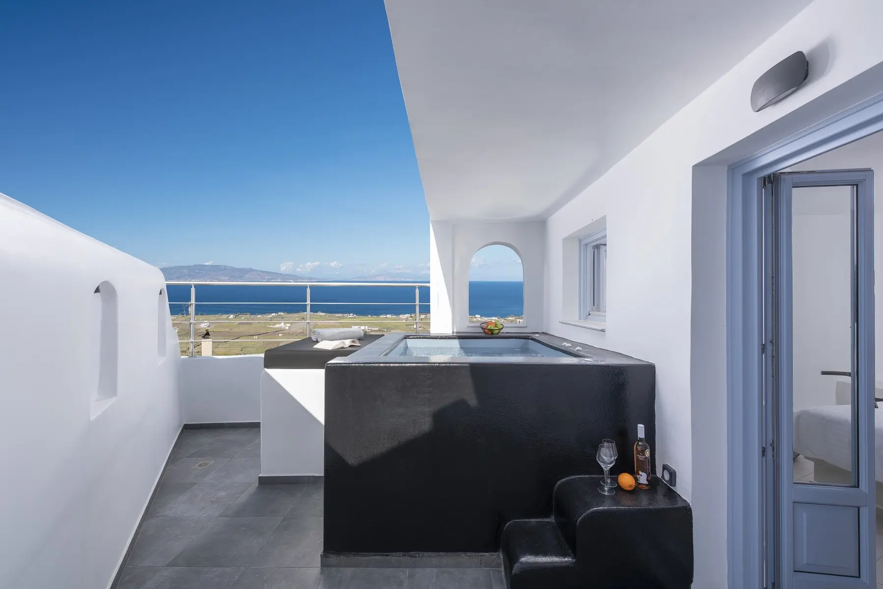 Widok z hotelu Sole D’Oro Luxury Suites