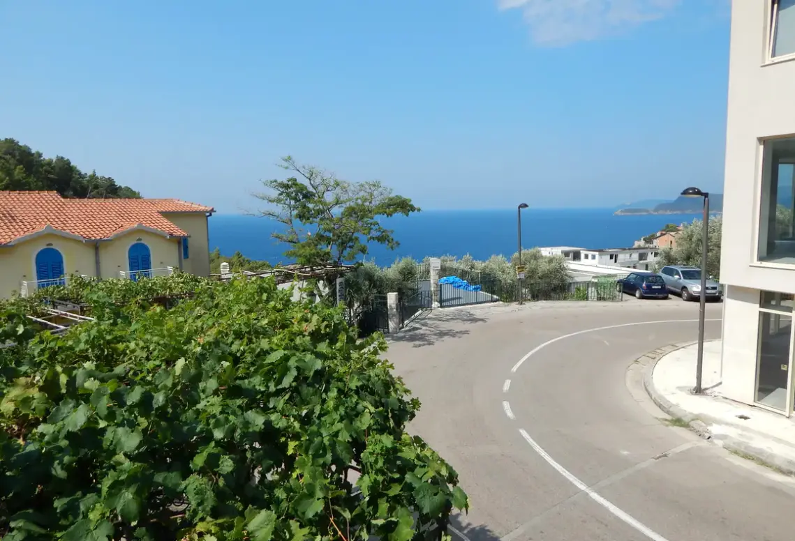 Widok z hotelu Teodora Apartments