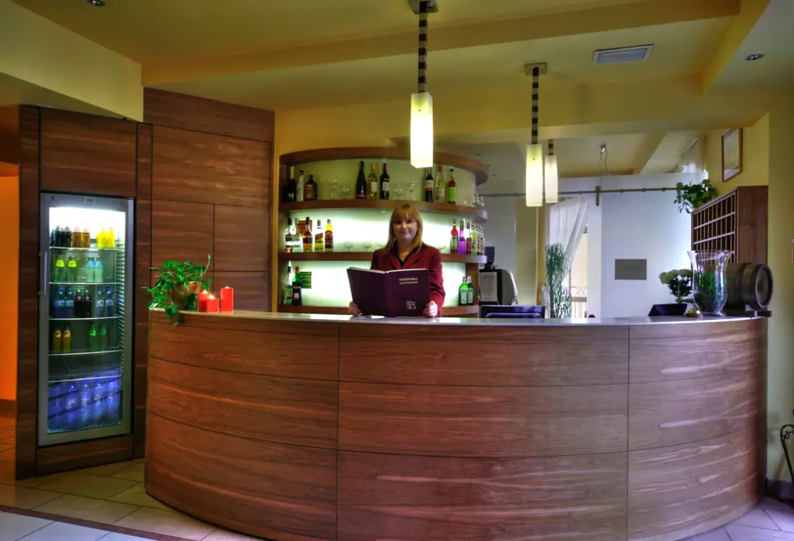 Lobby hotelu Villa Herkules