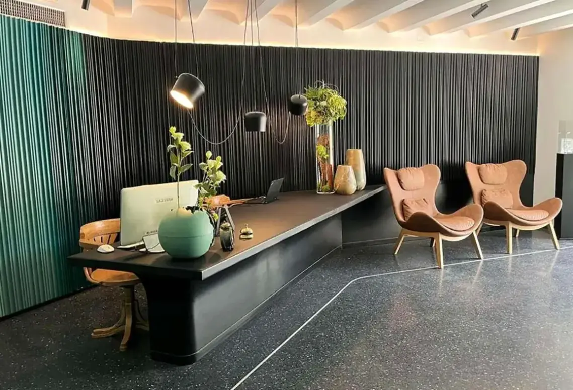 Lobby hotelu Al Caminetto