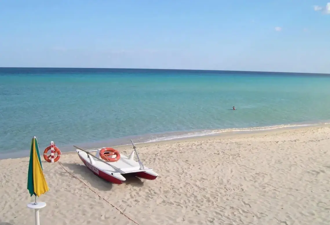 Plaża przy hotelu Albaruja