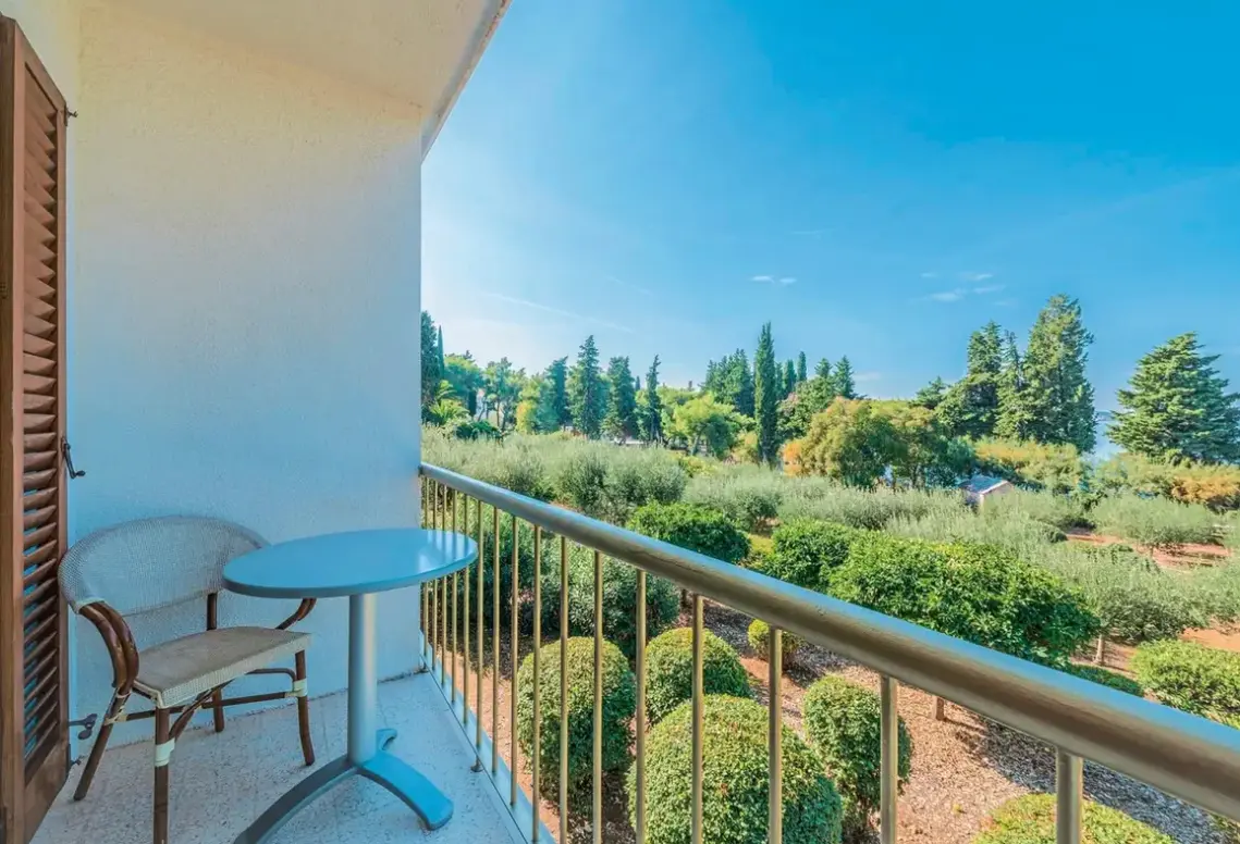 Widok z hotelu Aminess Vival Casa Velaris  (Brač)