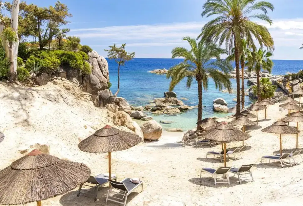 Plaża przy hotelu Arbatax Park Telis