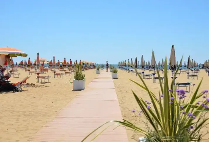 Plaża przy hotelu Biloba
