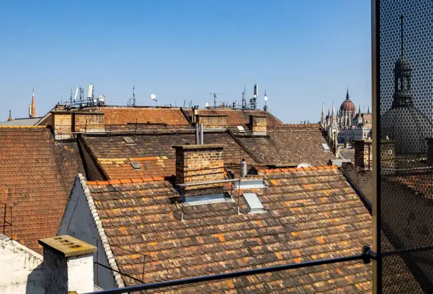 Widok z hotelu Carlton Buda Castle Budapest