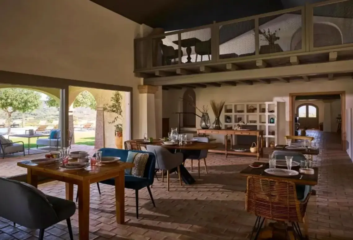 Restauracja i jedzenie w hotelu Cascioni Eco Retreat