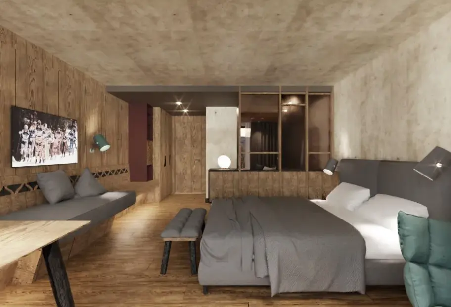 Pokój w hotelu Ciampedie Luxury Alpine Spa