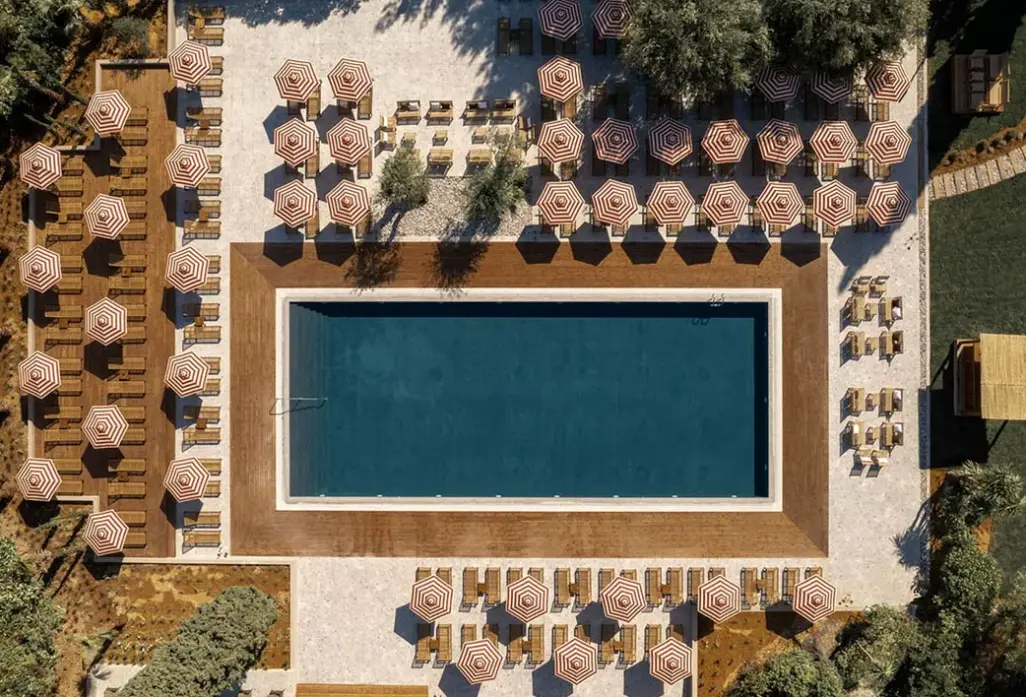 Basen w hotelu Cooks Club Corfu (ex Ionian Park)