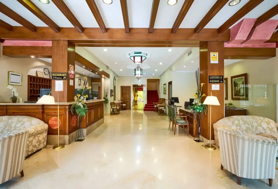 Lobby hotelu Crisol Guadalupe