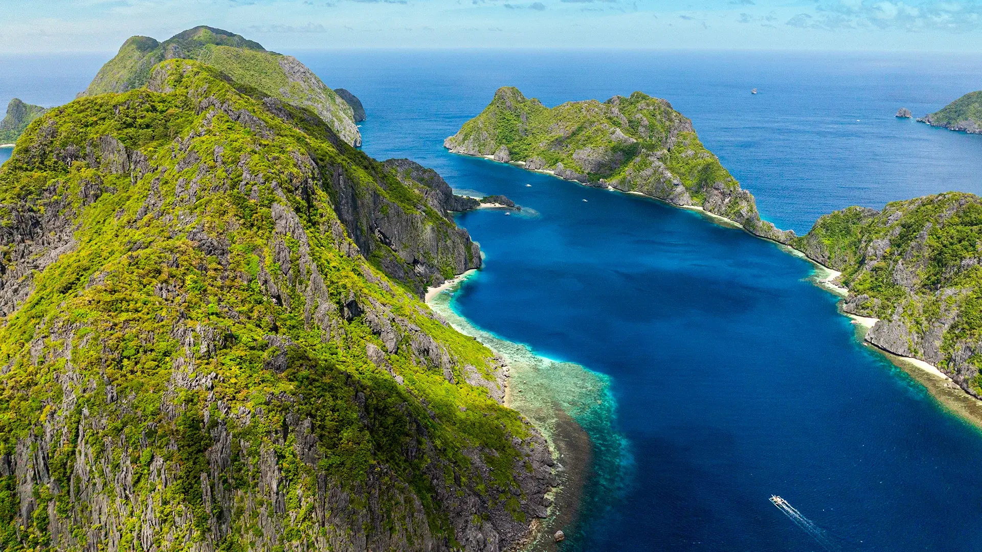 Widok z hotelu Filipiński duet: Palawan i Boracay