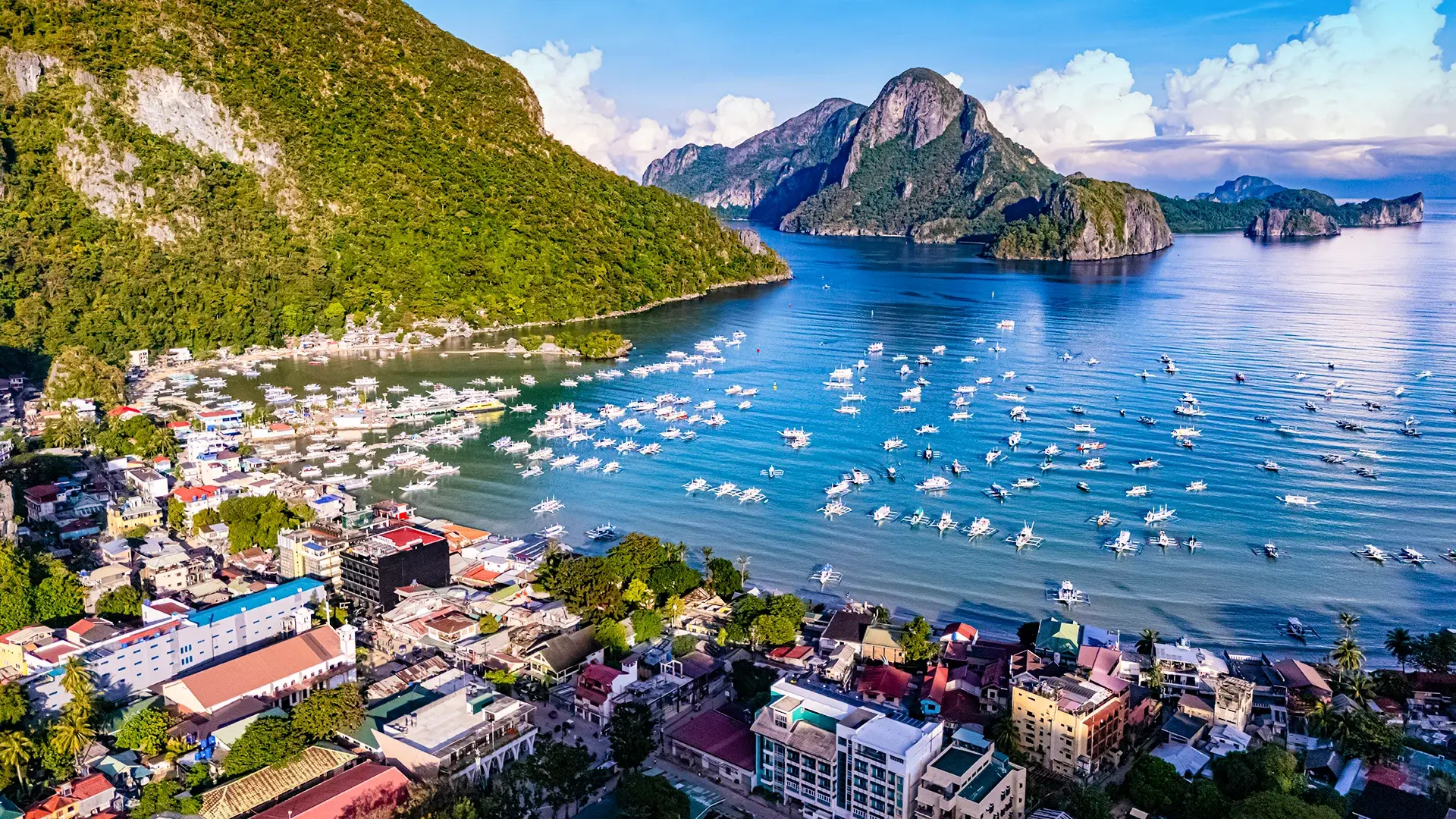Widok z hotelu Filipiński duet: Palawan i Boracay