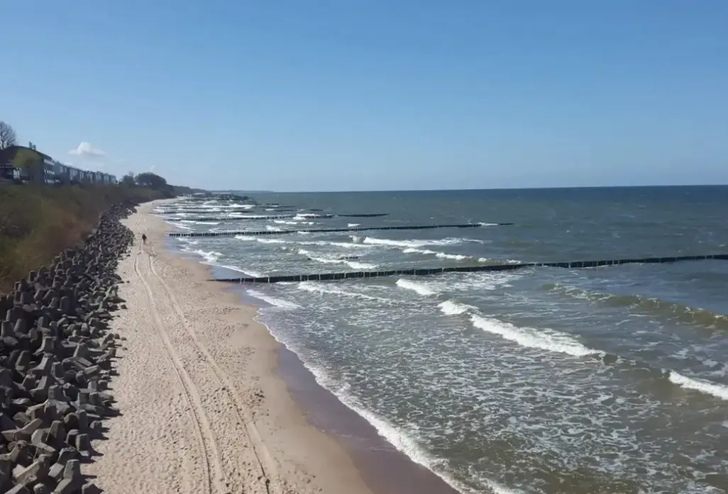 Plaża przy hotelu Gwarek OW