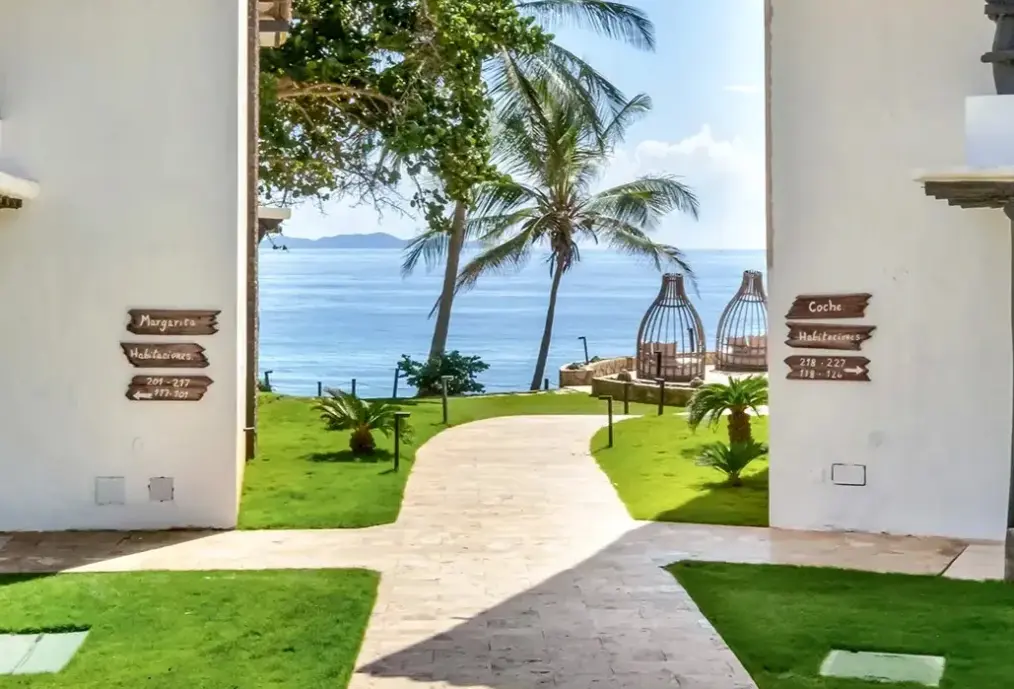 Widok z hotelu Ikin Margarita & SPA