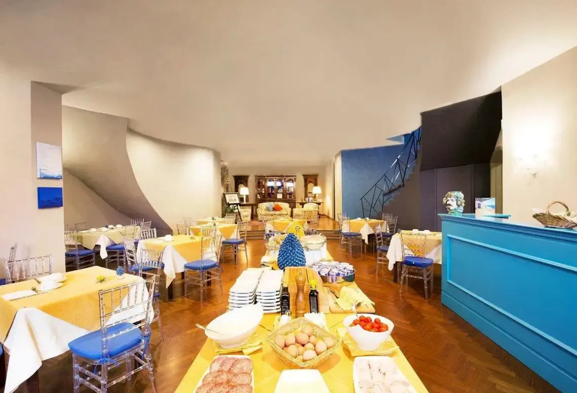Restauracja i jedzenie w hotelu Isabella (Taormina)