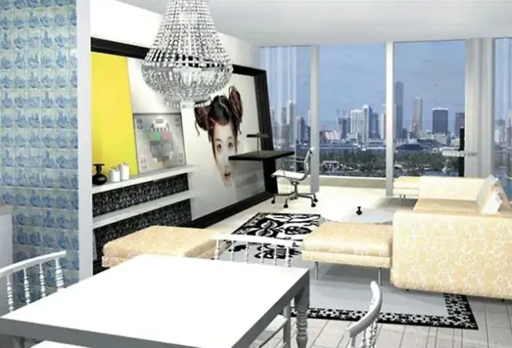 Pokój w hotelu Mondrian South Beach