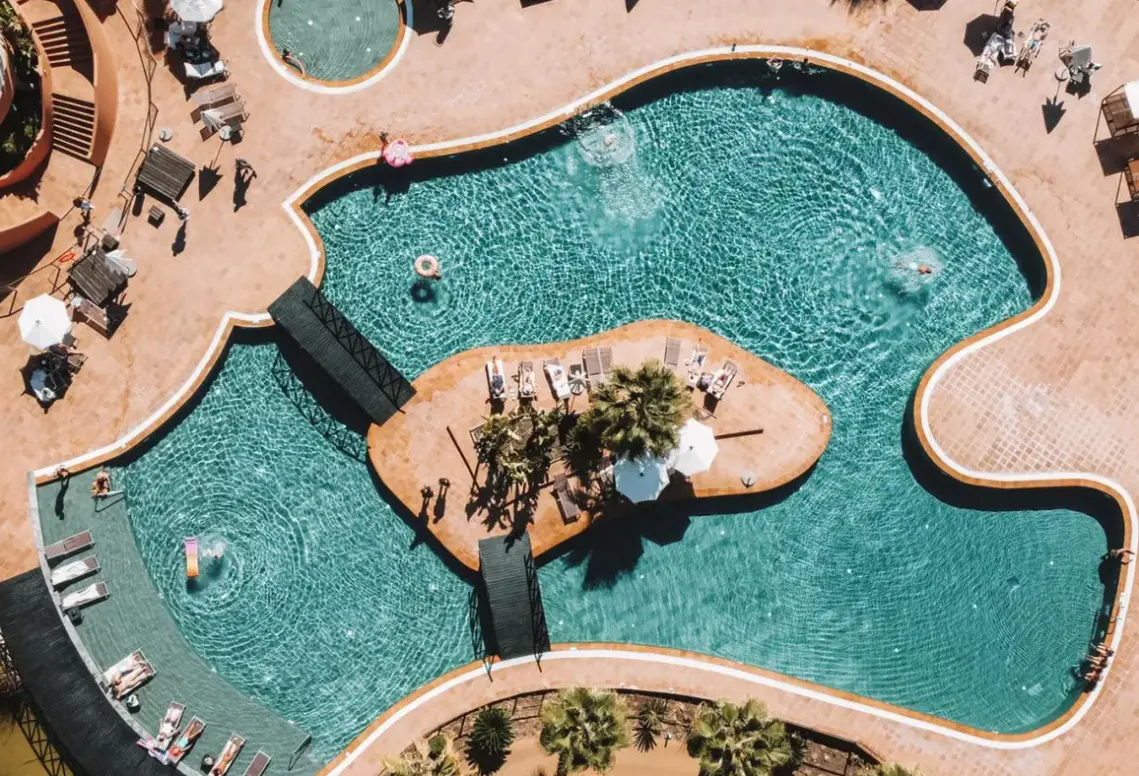 Basen w hotelu Monte Santo Resort (Algarve)