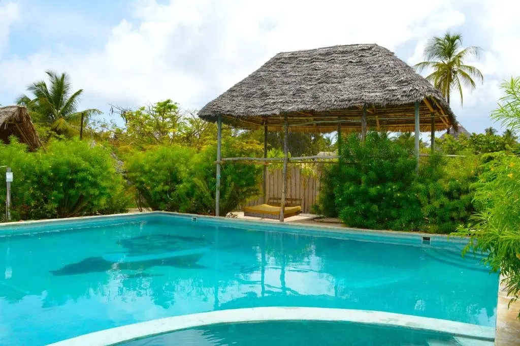 Basen w hotelu New Jambo Bungalows