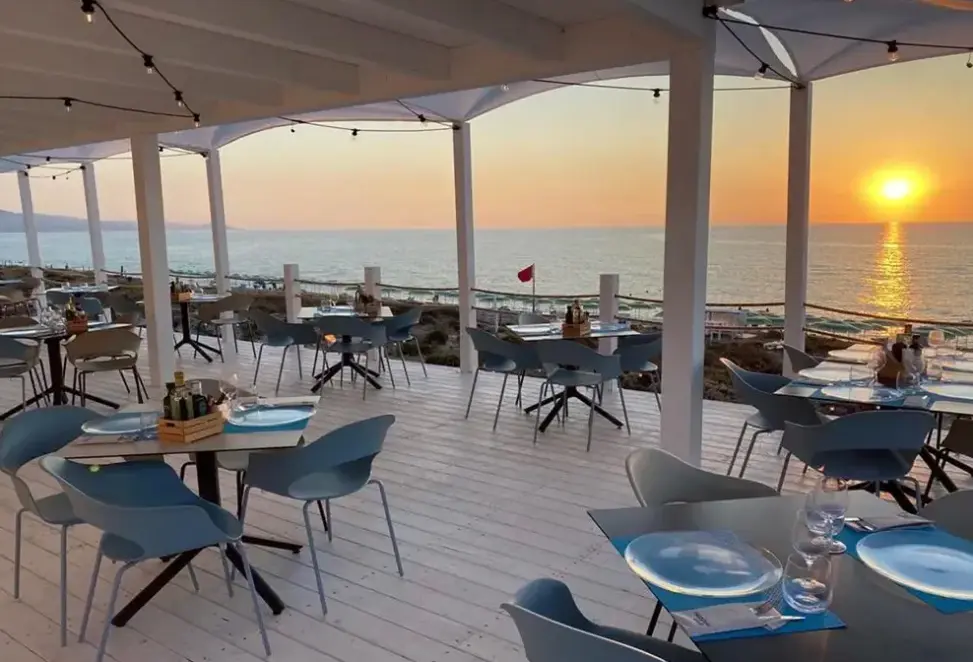 Plaża przy hotelu Nicolaus Club Baia delle Mimose (ex Baia delle Mimose)