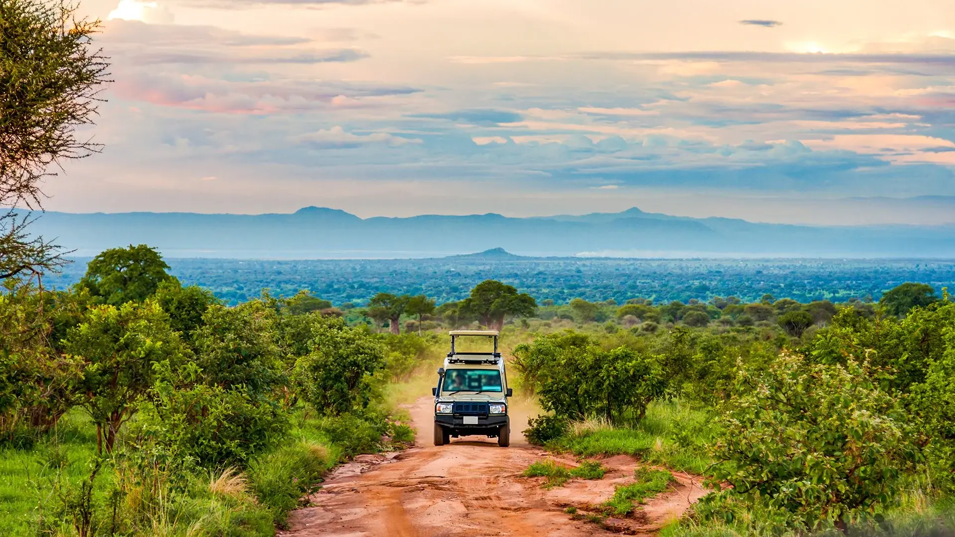 Widok z hotelu Oko w oko z Ngorongoro