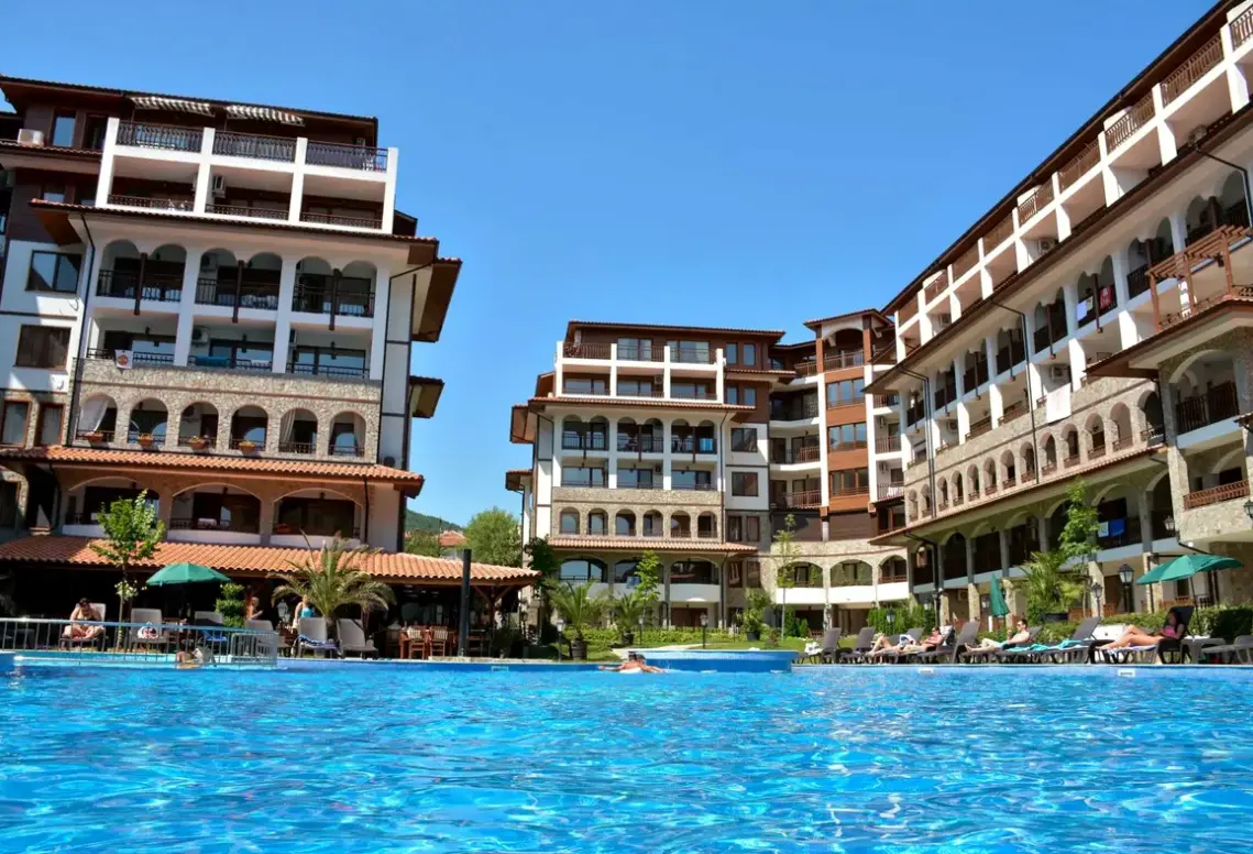 Basen w hotelu Olymp (Sveti Vlas)