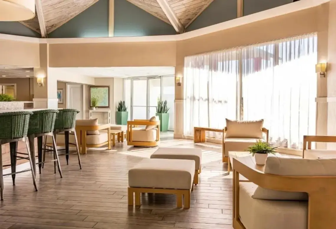 Lobby hotelu Palm Tree Club