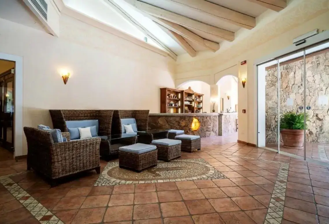 Lobby hotelu Pozzo Sacro