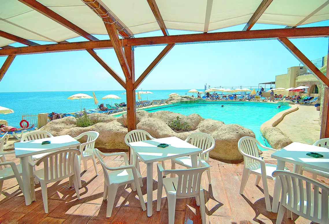 Plaża przy hotelu Preluna (Sliema)