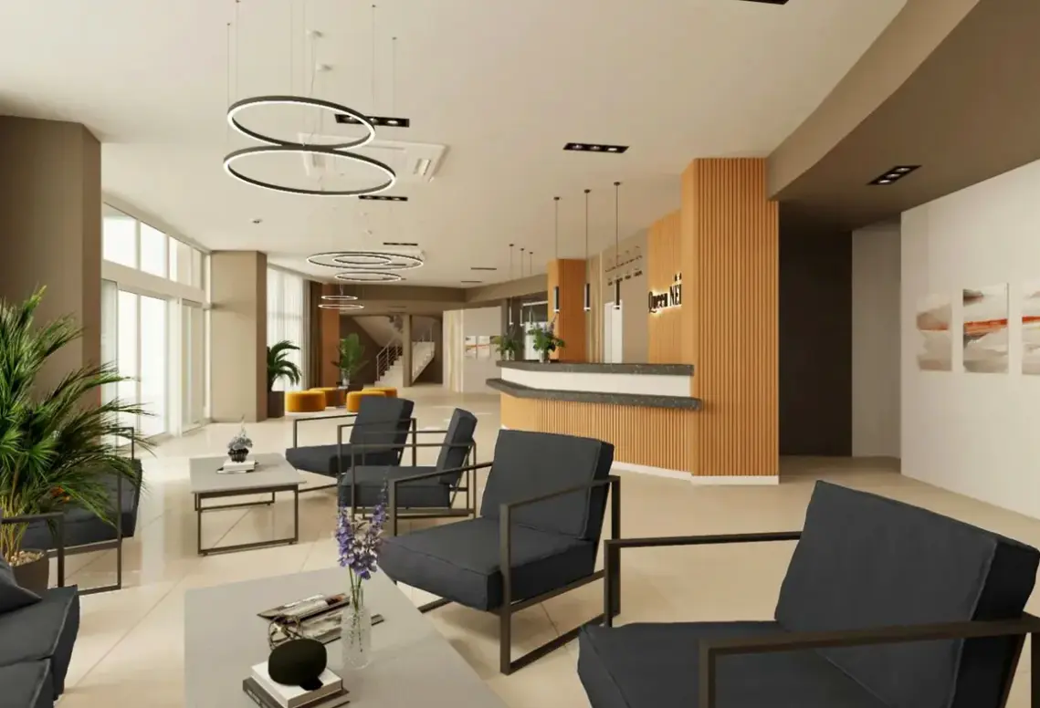 Lobby hotelu Queen Nelly