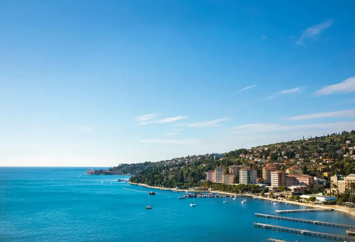 Widok z hotelu Remisens Premium Casa Rosa (ex Roza)
