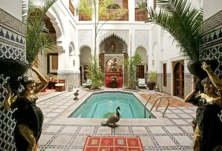Basen w hotelu Riad and Spa Esprit du Maroc