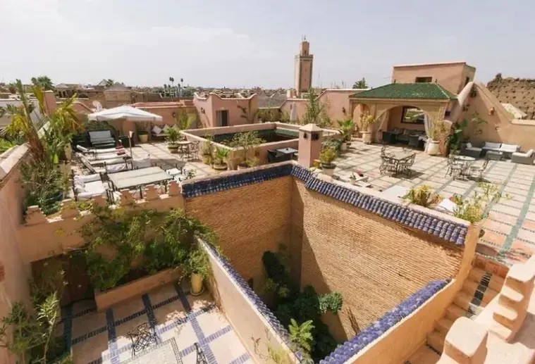 Basen w hotelu Riad and Spa Esprit du Maroc
