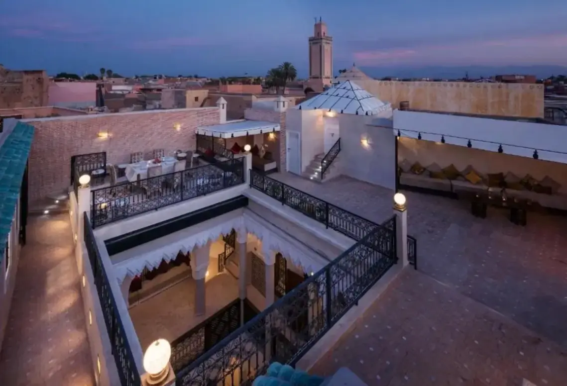 Widok z hotelu Riad Spice