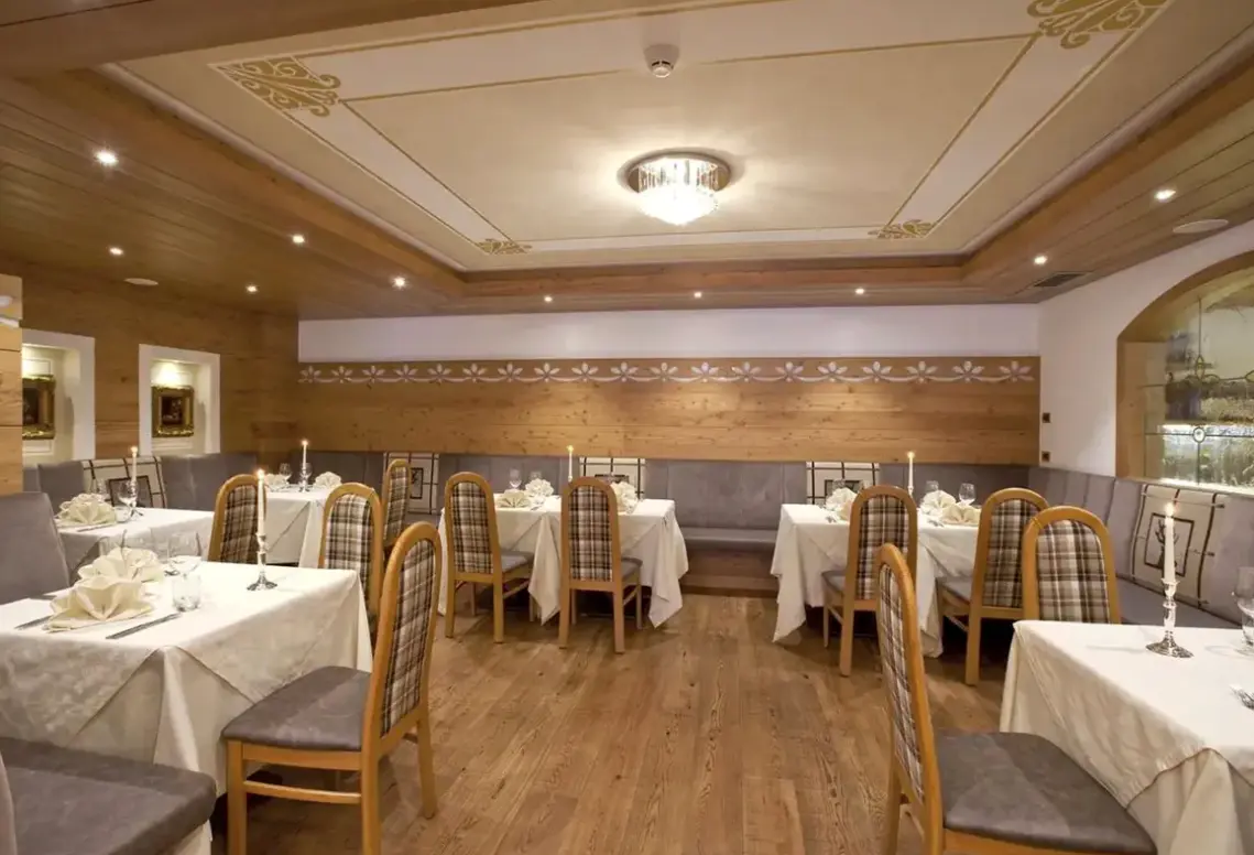 Restauracja i jedzenie w hotelu Rio Stava Family Resort & Spa (ex. Park Rio Stava)