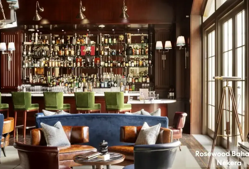 Restauracja i jedzenie w hotelu Rosewood at Baha Mar
