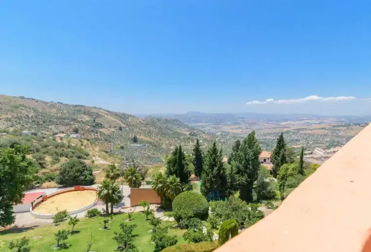 Widok z hotelu Sierra Tejeda