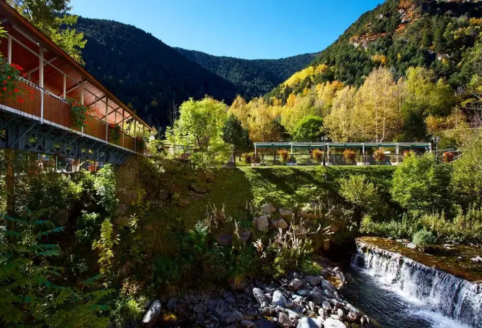 Widok z hotelu St. Gothard