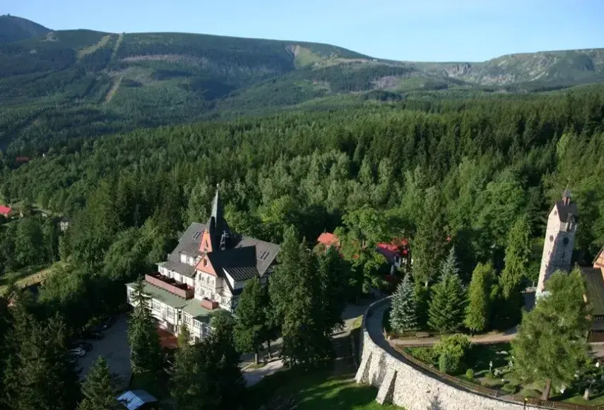 Widok z hotelu Tarasy Wang