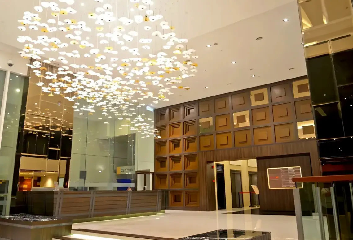 Lobby hotelu Verdant Hill