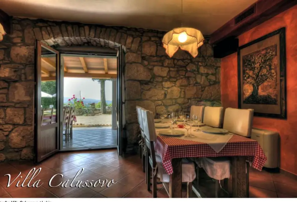 Restauracja i jedzenie w hotelu Villa Calussovo