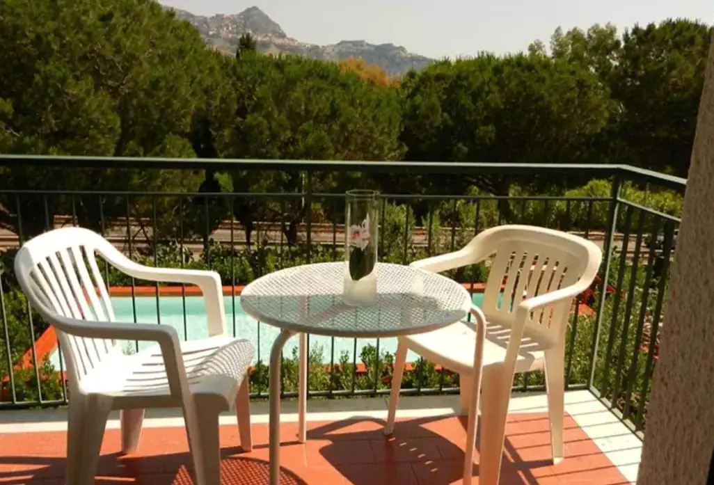 Widok z hotelu Villa Collina Residence