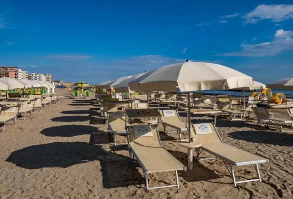 Plaża przy hotelu Villa Dei Fiori