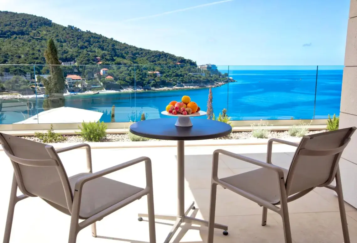 Widok z hotelu Villa Malo More