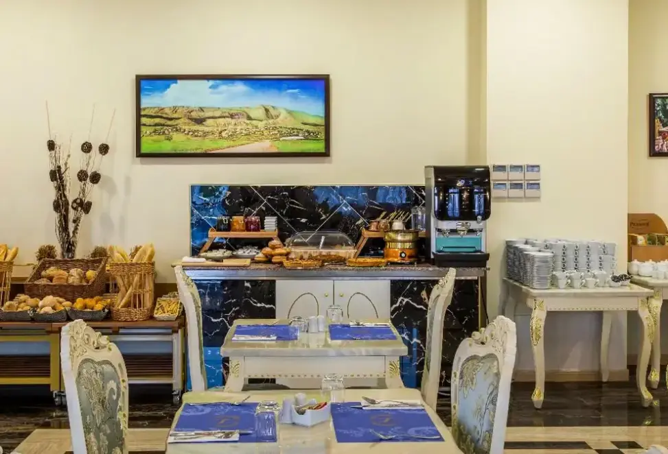 Restauracja i jedzenie w hotelu Wellness Santa (ex. Galaxias Beach Hotel)